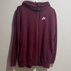 Nike Womens Maroon Hoodie